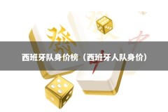 西班牙队身价榜（西班牙人队身价）